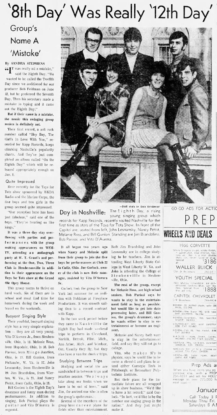 US The Eighth Day – On The Eighth Day... Buckeye Beat - Eighth Day